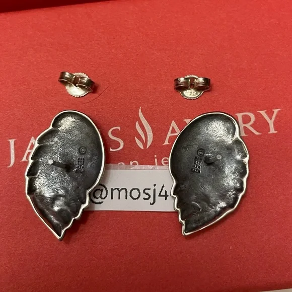Extremely Rare James Avery HTF Dove Earrings - Picture 3 of 5